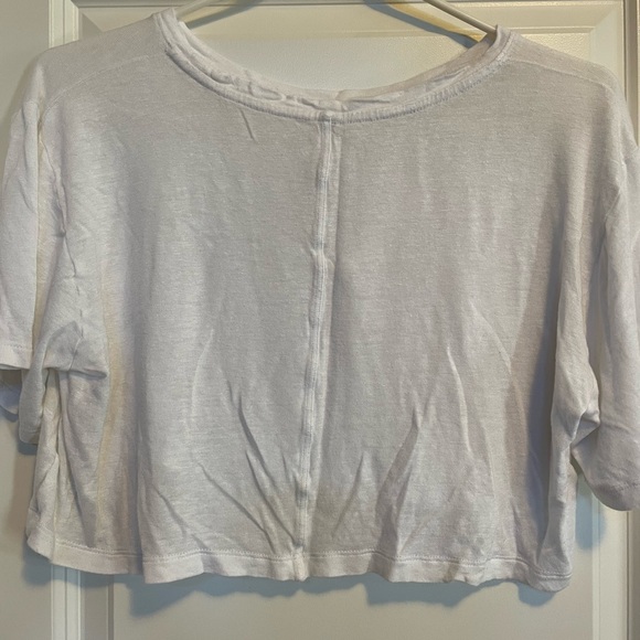 The Group Babaton white cropped T-shirt - size Small - Picture 4 of 4